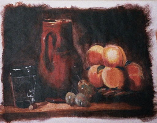 513x401 Joerg Zenker, Art, Artist, Painting, Chardin, Still Life - Still Life Acrylic Painting