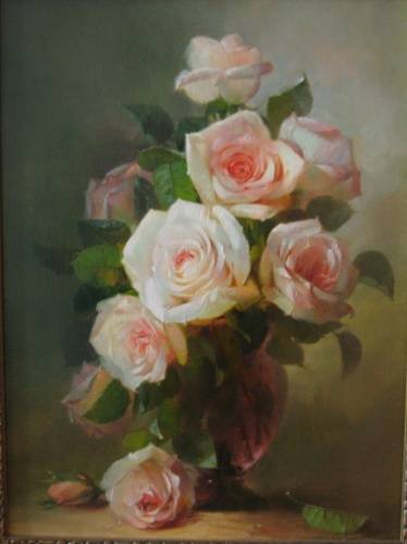 374x500 Impressionism Still Life Painting,oil Paintings,sinoorigin - Still Life Flower Painting