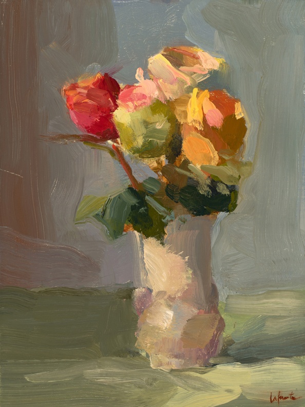 594x792 The 121 Best Flower Paintings Images - Still Life Flower Painting