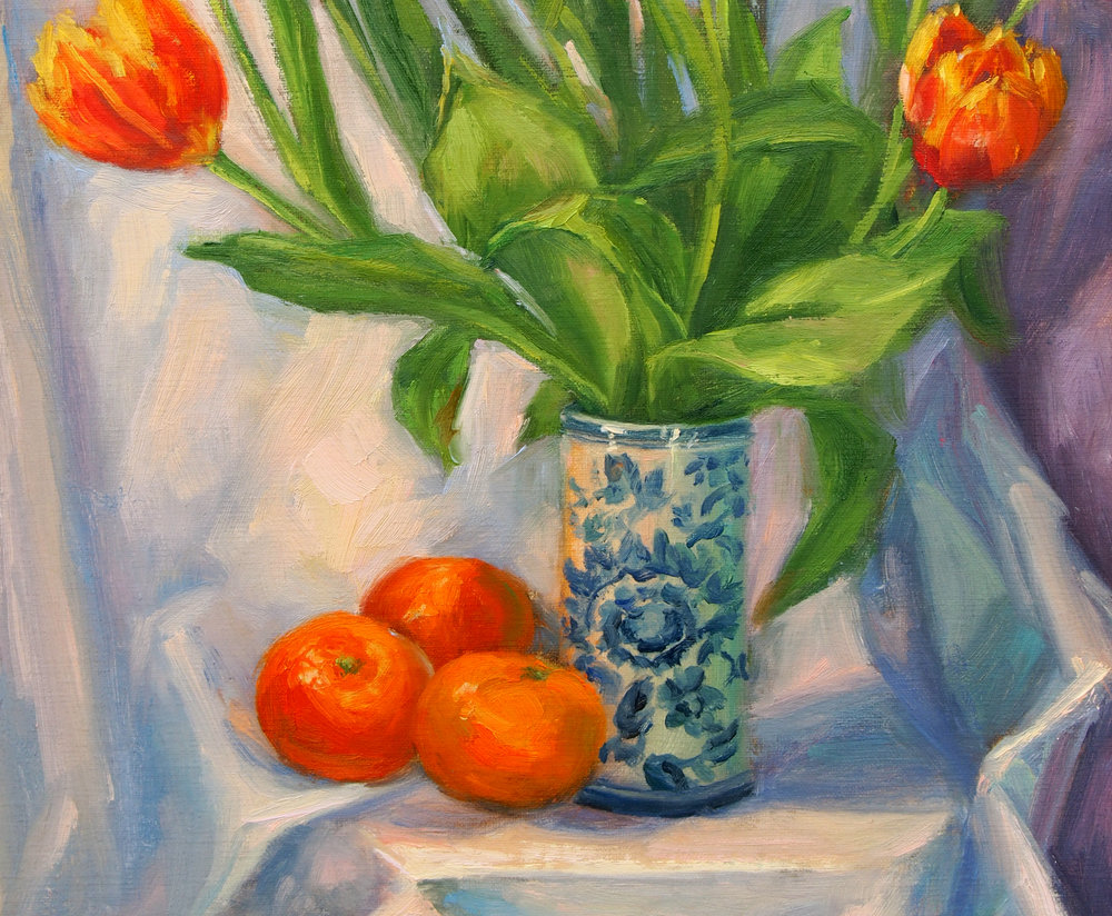 1000x824 Spring Mix (Oil On Linen, 16 X 12) Jennifer Young Fine Art - Still Life Painting
