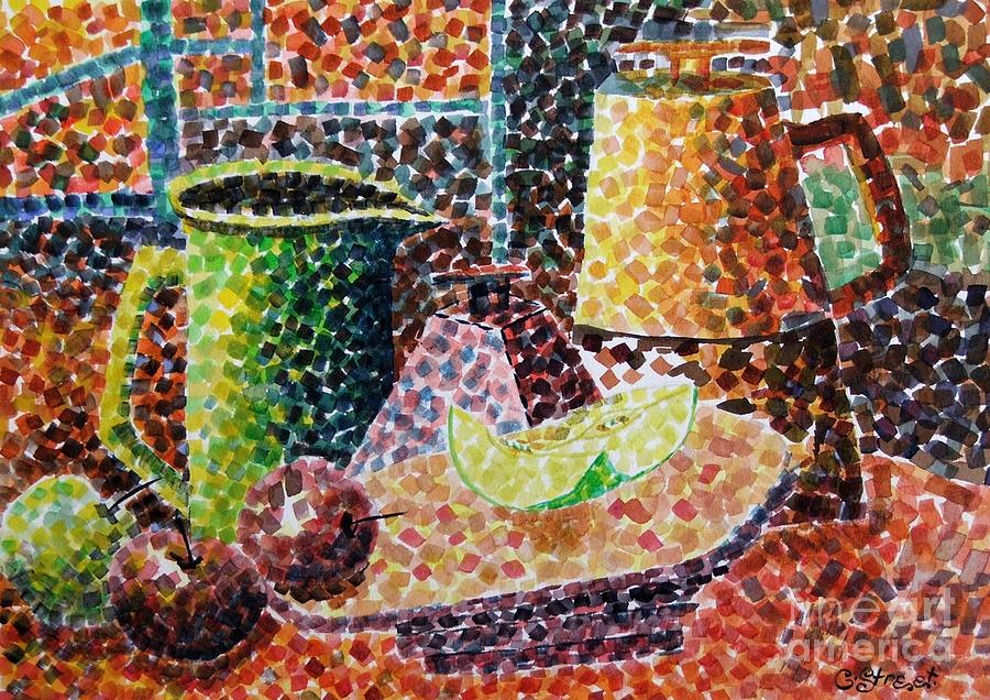 900x636 Still Life With Green Jug Painting Painting By Caroline Street - Still Life Painting Artists