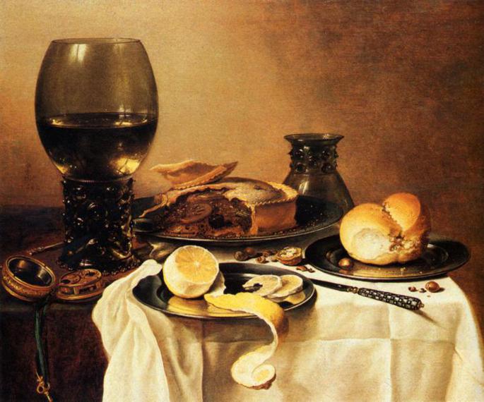 685x570 Famous Still Life Paintings By Dutch Artist Pieter Claesz - Still Life Painting Artists