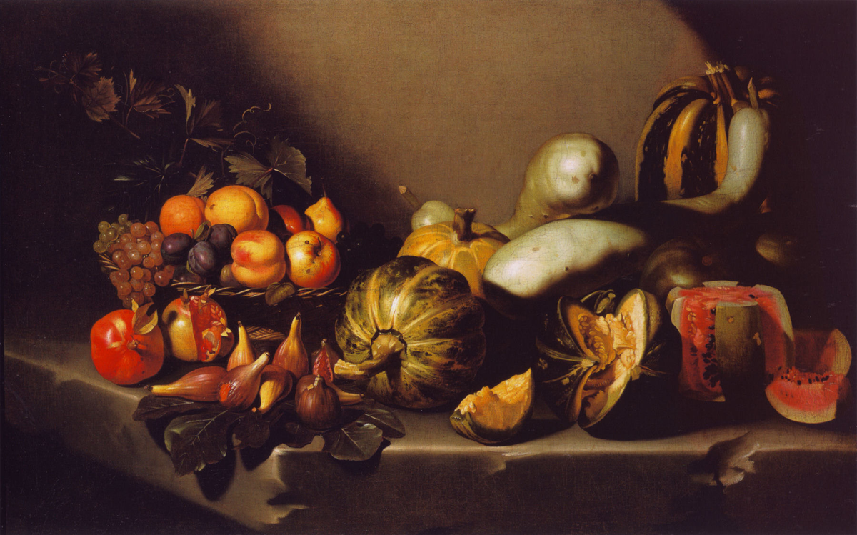 1200x749 Still Life With Fruit (Caravaggio) - Still Life Painting Fruit