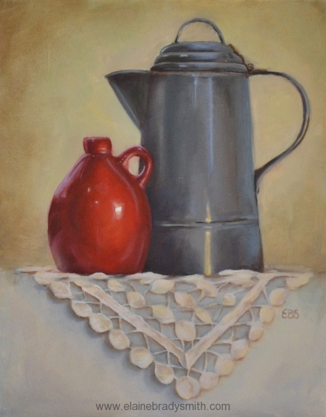 470x600 Still Life In Oils, Paintings By Elaine Brady Smith - Still Life Painting Images