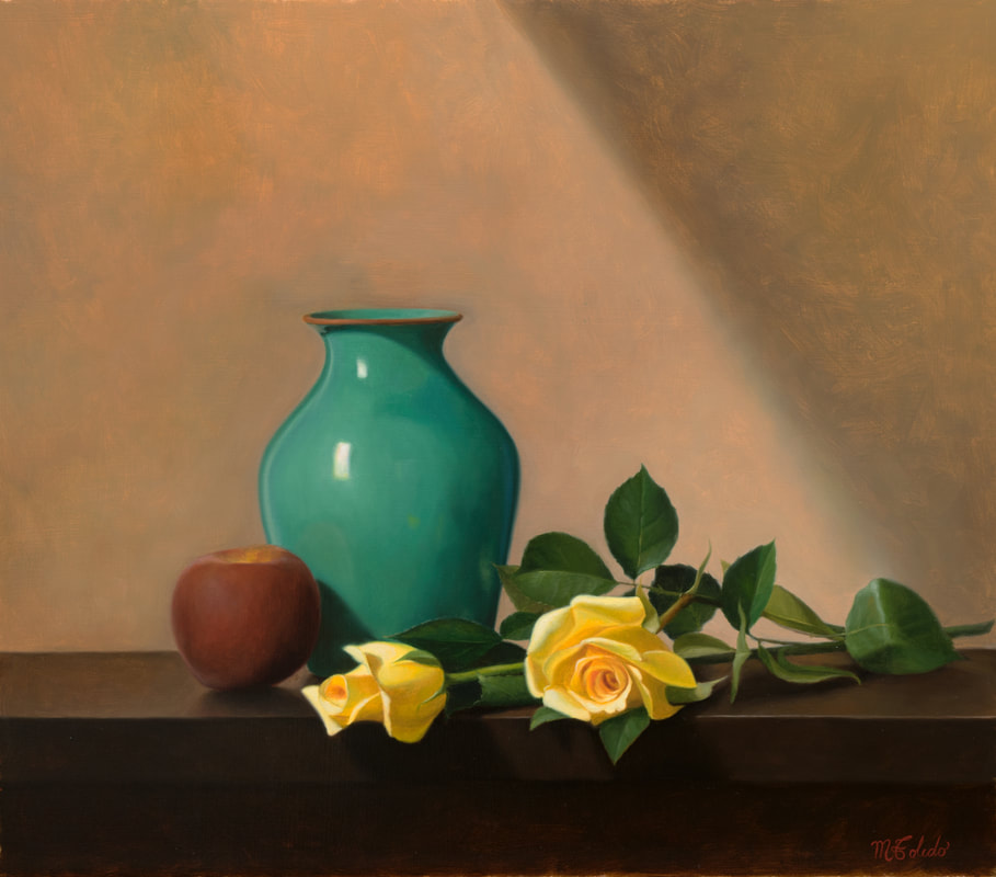 909x800 Still Life Paintings By Melvin Toledo - Still Life Painting Images