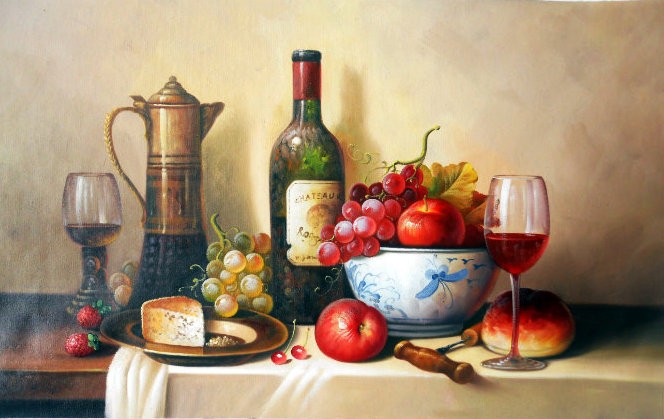 664x419 Still Life Oil Paintingstill Life In Oil Paintingstill Life Oil - Still Painting