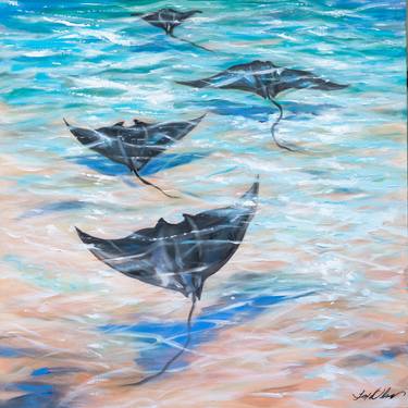 375x375 Stingray Paintings For Sale Saatchi Art - Stingray Painting