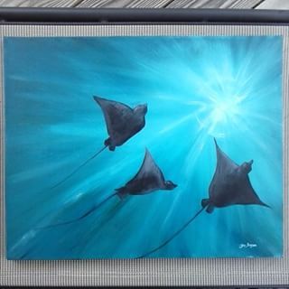 320x320 Stingray Painting - Stingray Painting