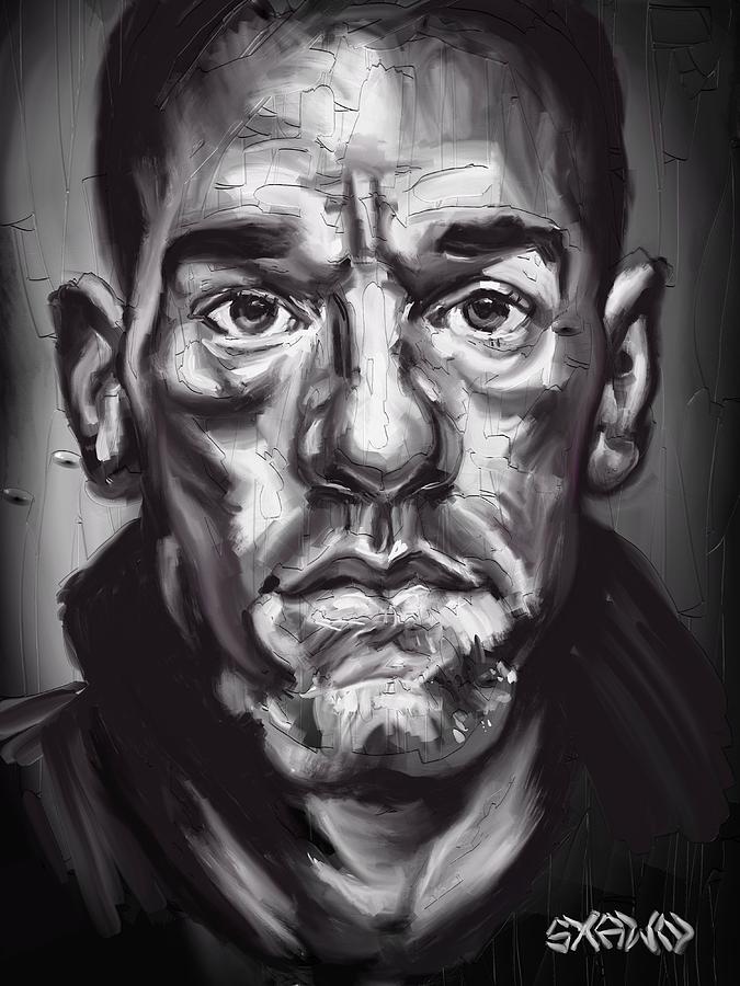 675x900 Michael Stipe Painting By Shawn Dedeaux - Stipe Painting