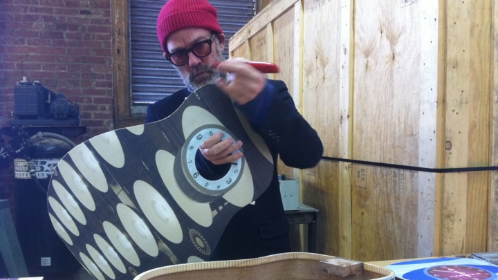 720x405 Michael Stipe And Iggy Pop Create Art Guitars Art Agenda Phaidon - Stipe Painting