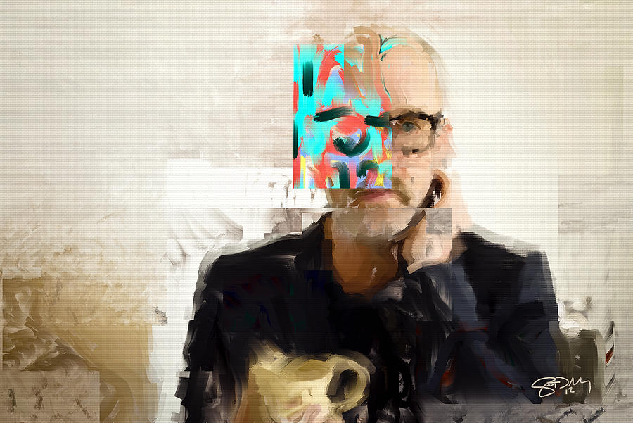 900x601 Stipe Painting By Scott Melby - Stipe Painting