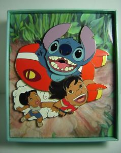 238x300 Disney Shopping Super Jumbo Pin Stitch Overhead Lilo Le 500 - Stitch Painting Disney