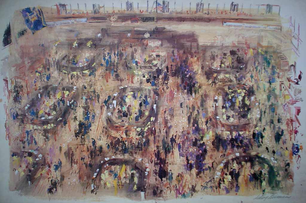 1024x680 Neiman Stock Exchange Kerrisdale Gallery - Stock Market Painting