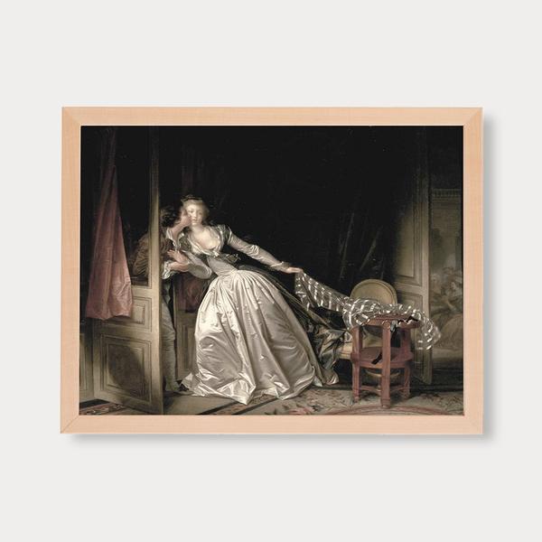 600x600 Stolen Kiss, Fragonard Vintage Portraits And Prints Anewall - Stolen Kiss Painting