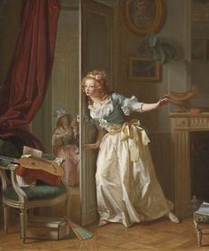 236x284 The Stolen Kiss By Jean Fragonard - Stolen Kiss Painting