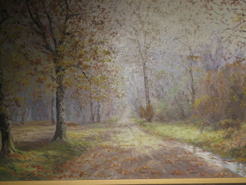 500x375 Stolen Oil Landscape Painting - Stolen Painting Found By Tree