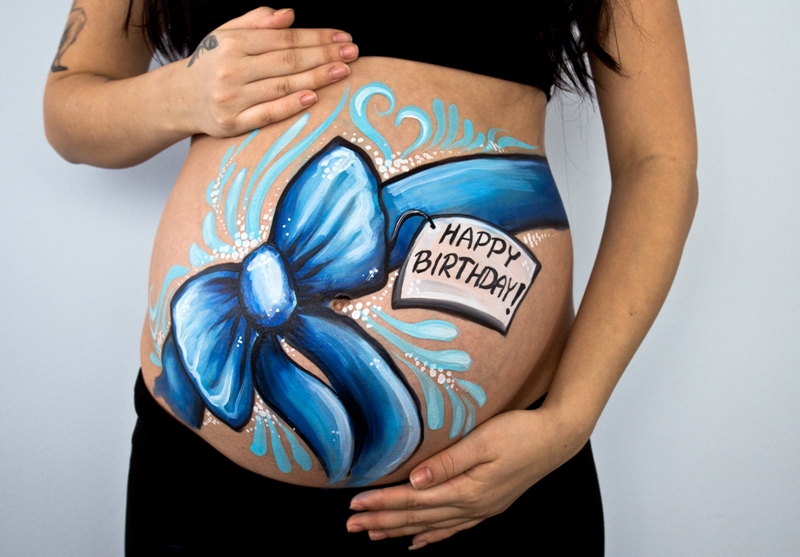 800x557 Having A Baby Good Excuse To Get Painted. - Stomach Painting