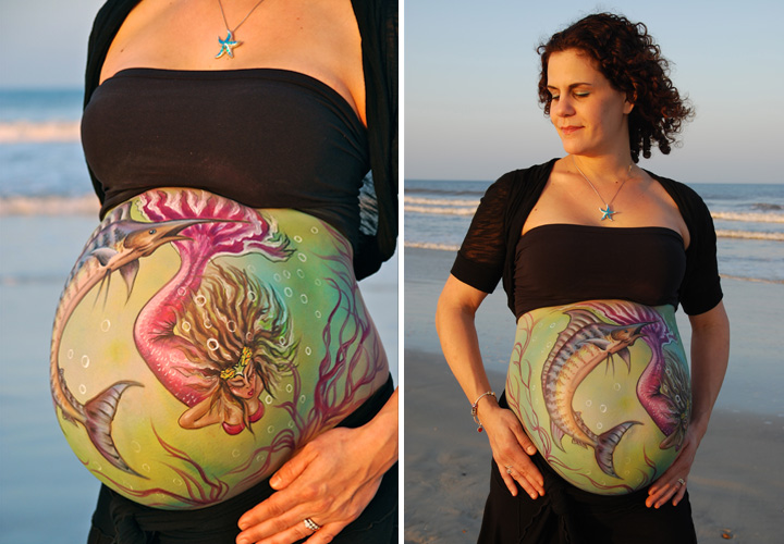720x500 Heather's Living Art ~ Belly ~ Bump Amp Body Painting - Stomach Painting