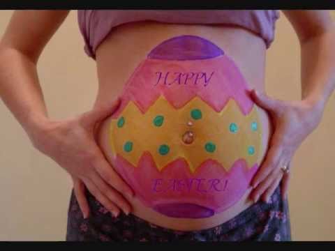 480x360 Pregnant Belly Painting - Stomach Painting