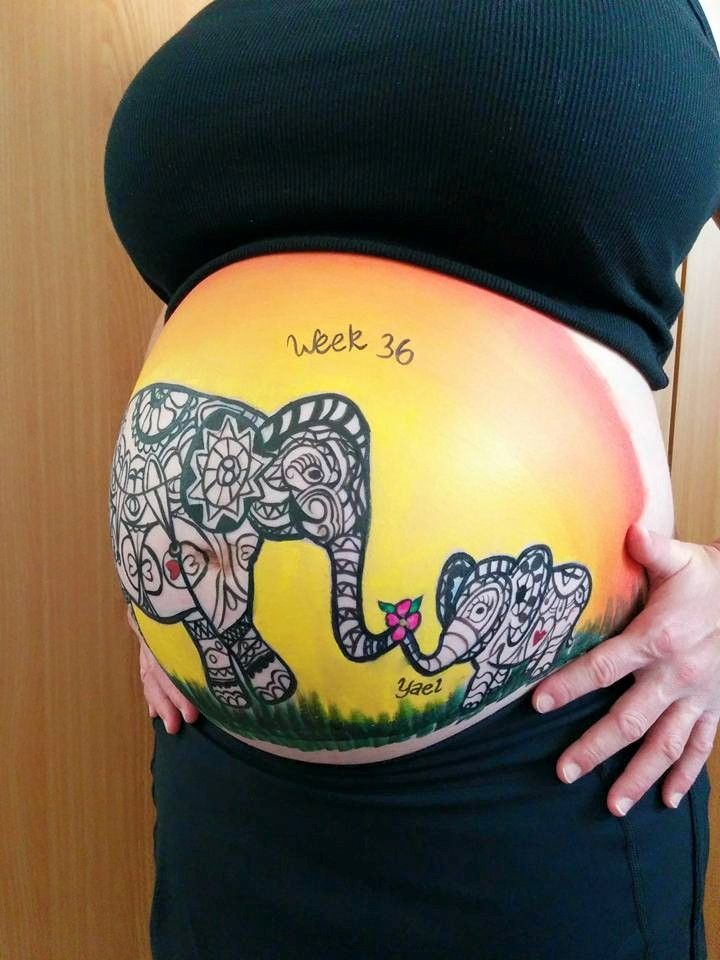 720x960 Blessingway Pregnancy Henna Belly Art Henna Artist - Stomach Painting