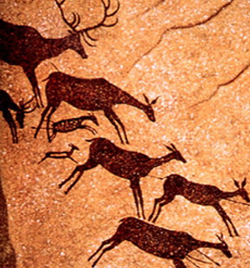 351x376 Paleolithic Age Cave Paintings ~ Wcdf - Stone Age Painting