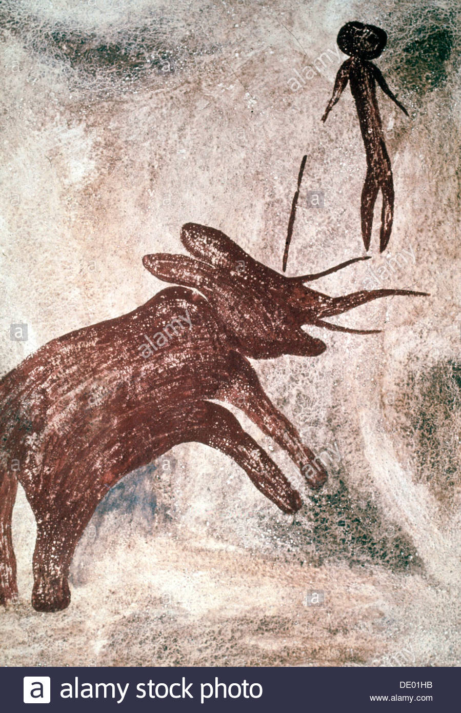 899x1390 Sandawe Rock Painting From Tanzania, Late Stone Age (Paleolithic - Stone Age Painting