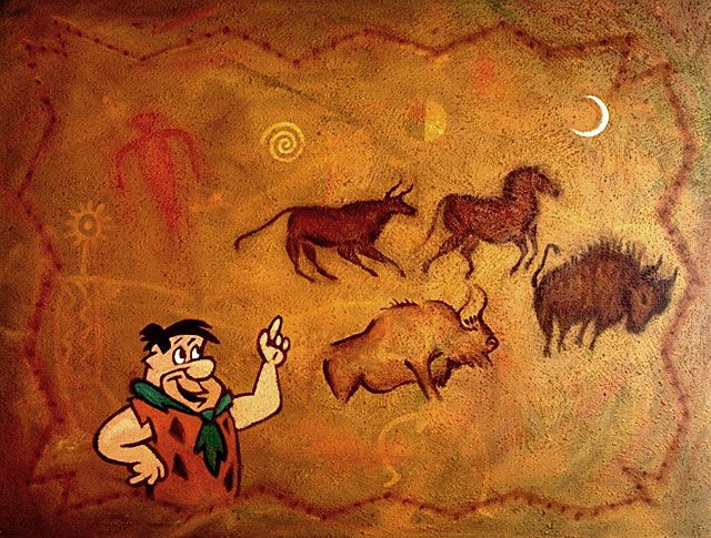 640x485 Stone Age Collage - Stone Age Painting