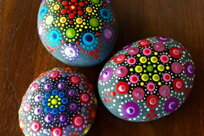 675x450 Stone Painting Class - Stone Painting