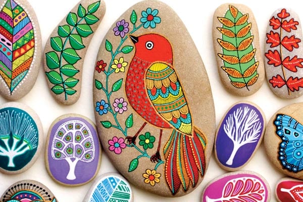 600x400 The Art Of Stone Painting Birds - Stone Painting