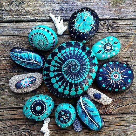 564x564 Mandala Stone Painting Icelegs.club - Stone Painting