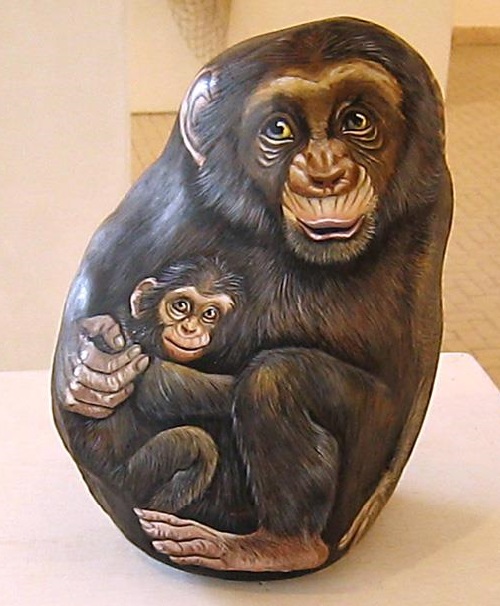 500x606 Beauty Will Save, Viola, Beauty In Everything - Stone Painting