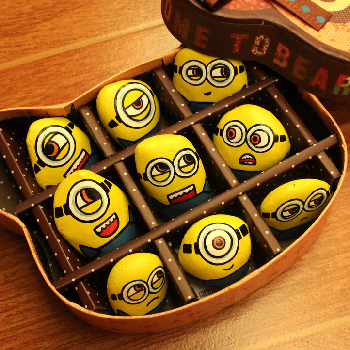 722x722 Creative Stones For Hand Painting - Stone Painting