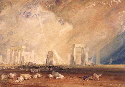 512x355 Stonehenge', Joseph Mallord William Turner, C.1827 Tate - Stonehenge Painting