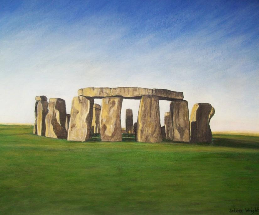 825x685 Stonehenge Sunrise' Touchtalent - Stonehenge Painting