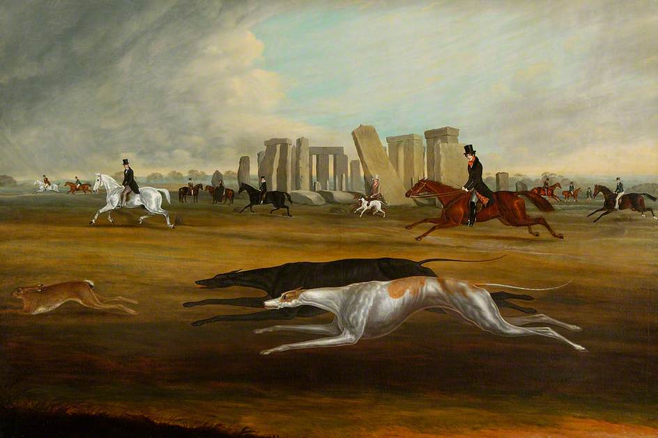 944x629 The Pinckney Family Coursing - Stonehenge Painting
