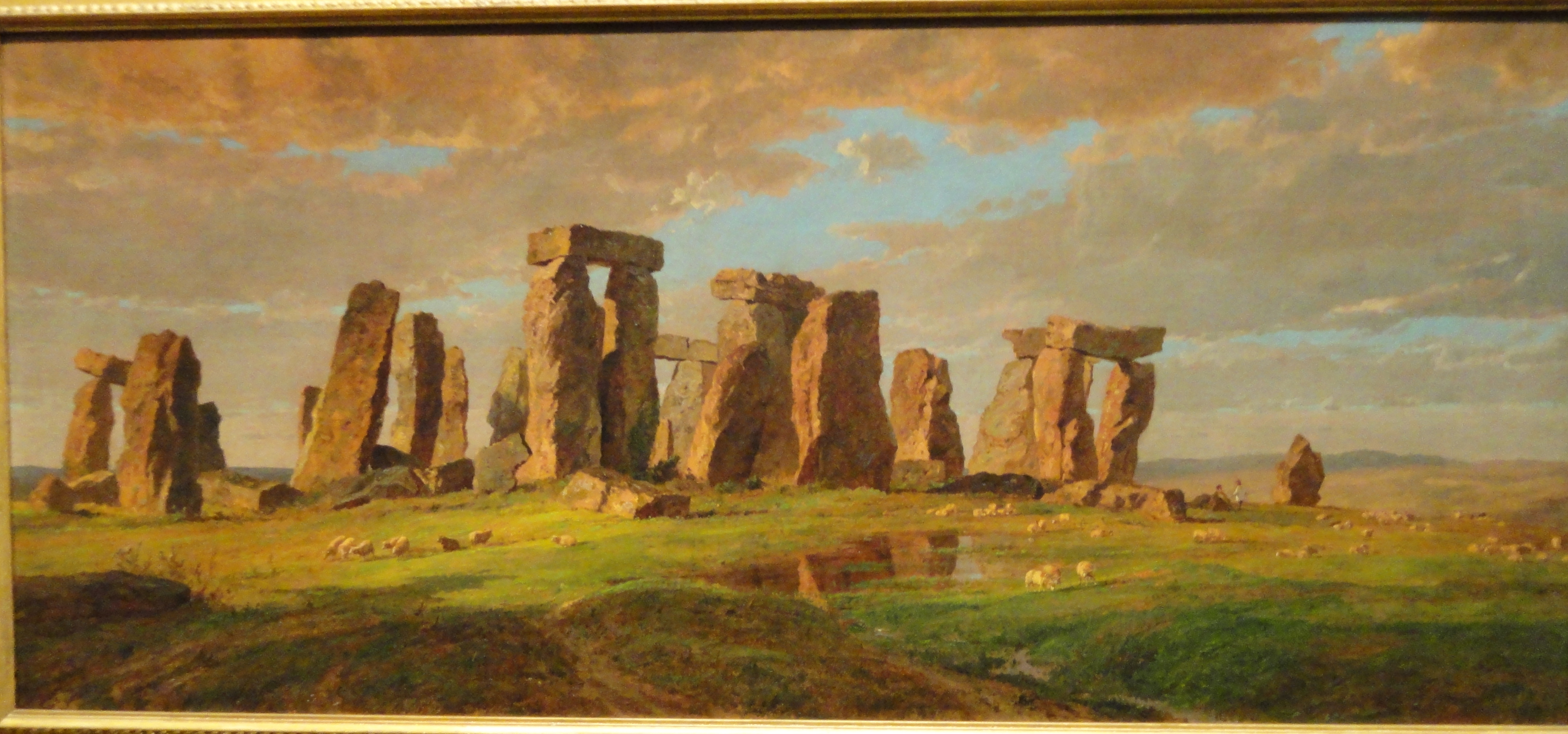 4320x2023 Filestonehenge By Jasper Francis Cropsey, 1876 - Stonehenge Painting