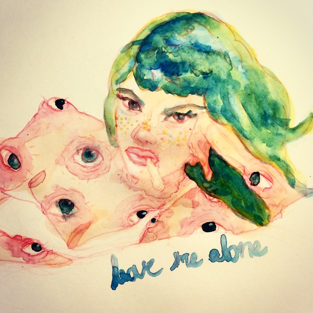 640x640 Penelope Gazin Draws Monstrous Broads And Alien Goddesses As If - Stoner Painting