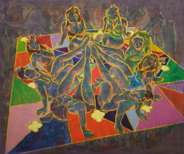 700x585 Tim Stoner Paintingsins Pi Ra Ti On Paintings - Stoner Painting