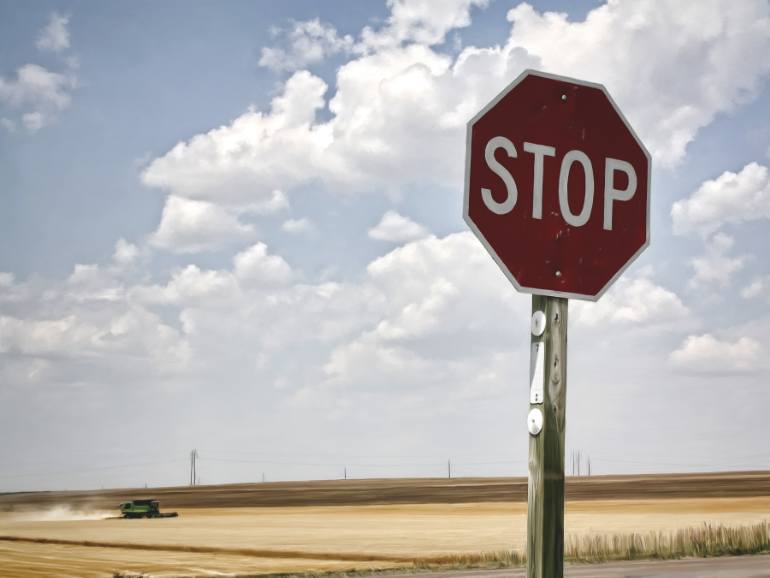 770x578 Saatchi Art Stop Sign, 2014 Painting By Mwm Gallery - Stop Sign Painting