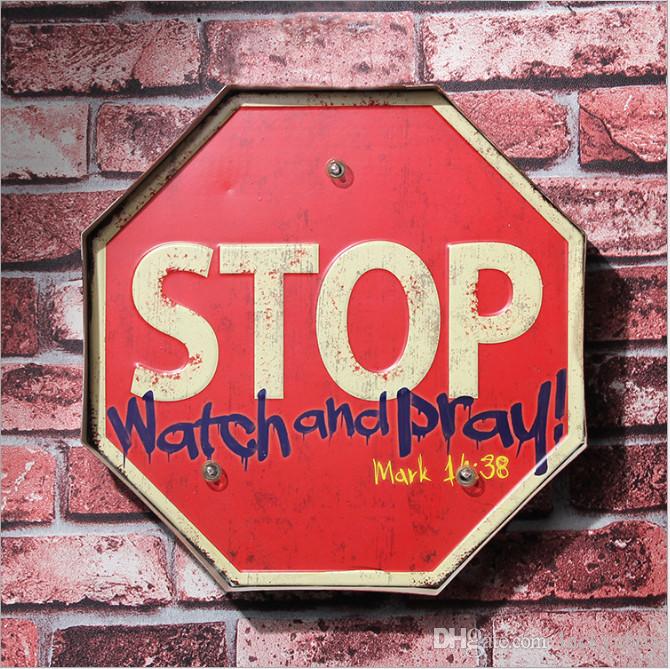 670x669 2018 Stop Watching Pay Touch Retro Vintage Neon Sign Decorative - Stop Sign Painting