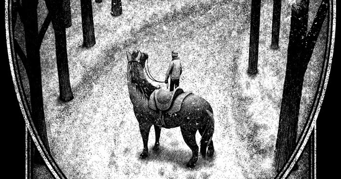 700x368 The Art Of Brian Luong Stopping By The Woods - Stopping By Woods On A Snowy Evening Painting