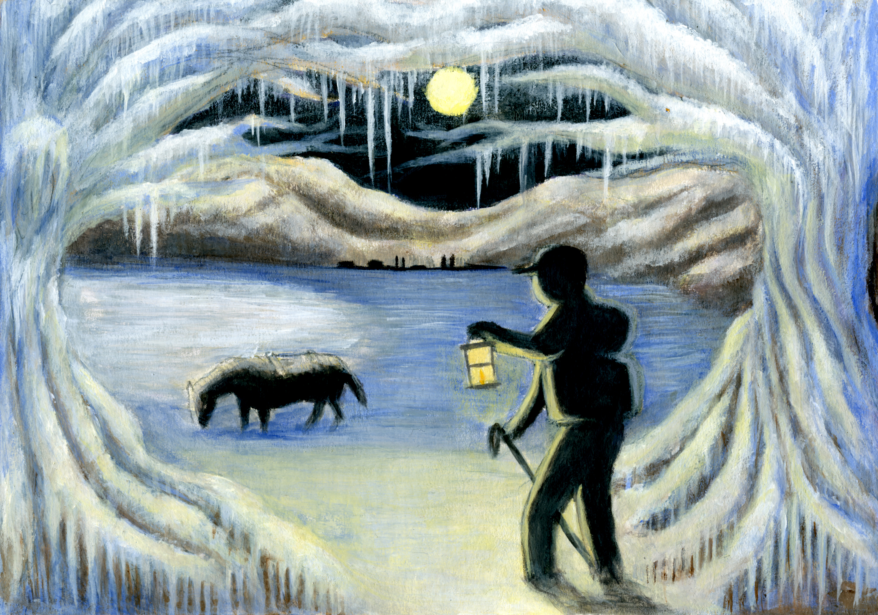 2980x2088 Uncategorized Hungryboyinc Page 24 - Stopping By Woods On A Snowy Evening Painting