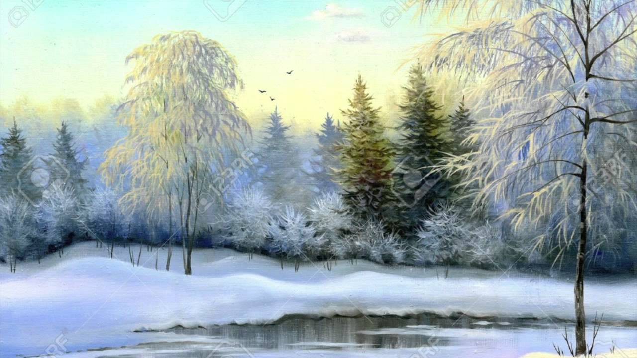 1280x720 Illuminated Text Stopping By The Woods On A Snowy Evening - Stopping By Woods On A Snowy Evening Painting