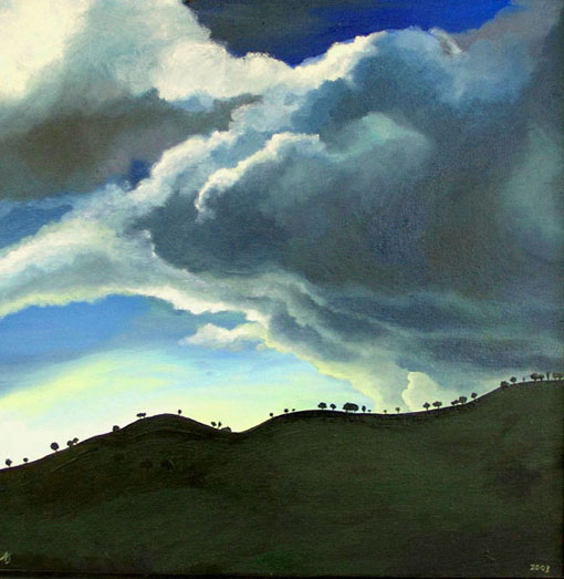 510x523 Storm Cloud, 2003 Angie's Art Studio - Storm Cloud Painting