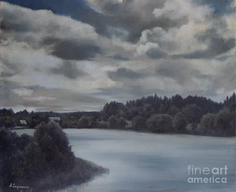 900x733 Storm Clouds Painting By Andrey Soldatenko - Storm Cloud Painting