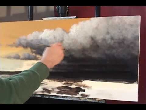 480x360 Time Lapse Speed Painting Storm Cloud Artwork By Tim Gagnon Www - Storm Cloud Painting