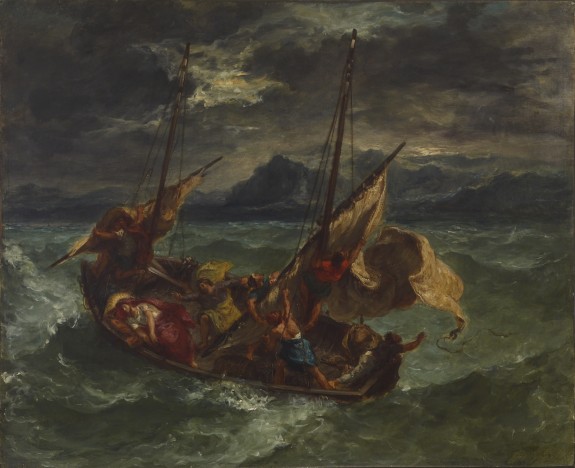 575x468 Christ On The Sea Of Galilee The Walters Art Museum Works Of Art - Storm On The Sea Of Galilee Painting