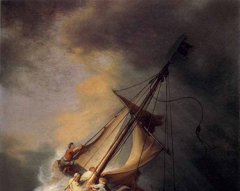 792x630 Icons Amp Imagery The Storm On The Sea Of Galilee - Storm On The Sea Of Galilee Painting