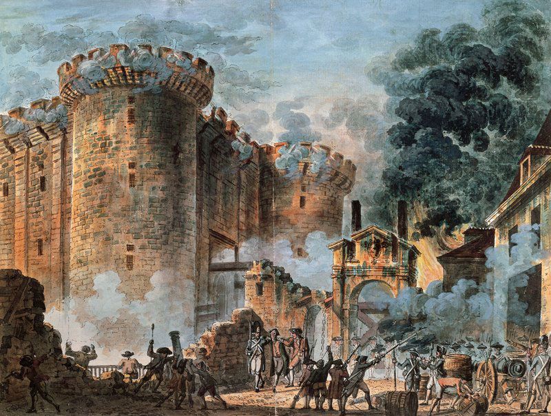 800x604 Painting Of The Storming Of The Bastille, 1789 - Storming Of The Bastille Painting