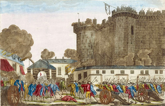550x355 Storming The Bastille Painting ~ Wcdf - Storming Of The Bastille Painting